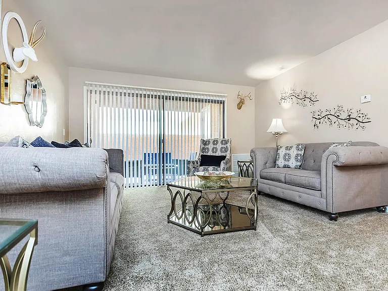 2 bed 1 bath model