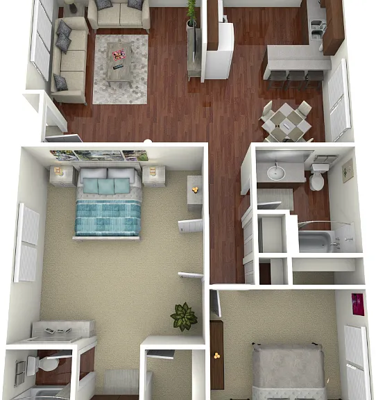 Plan B Floorplan Diagram