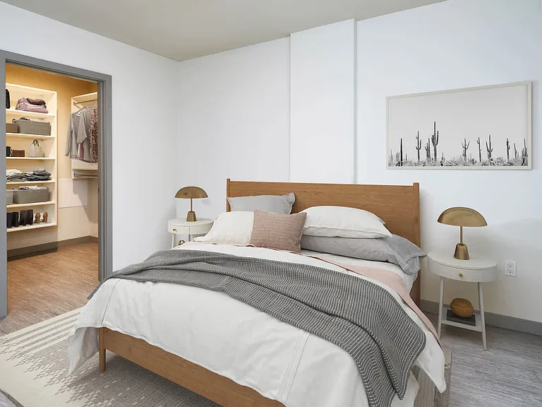 Bedroom with Hard Surface Flooring