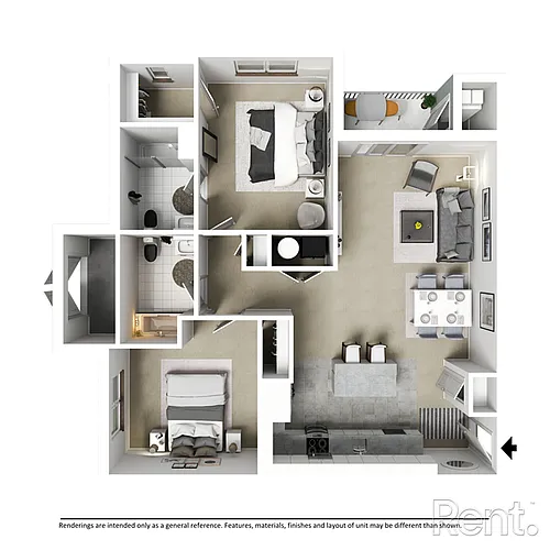 Floor plan Monroe