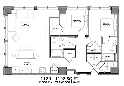 Floor plan II-T6