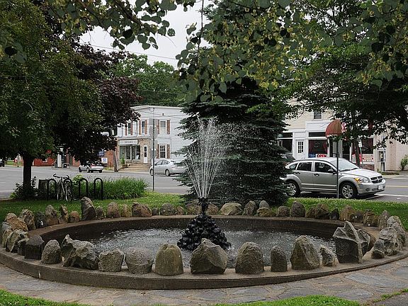 Fountain Accross the Street