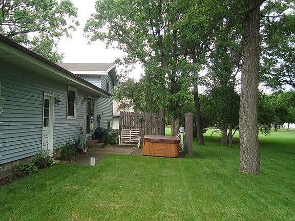Back yard-lots of shade from the trees