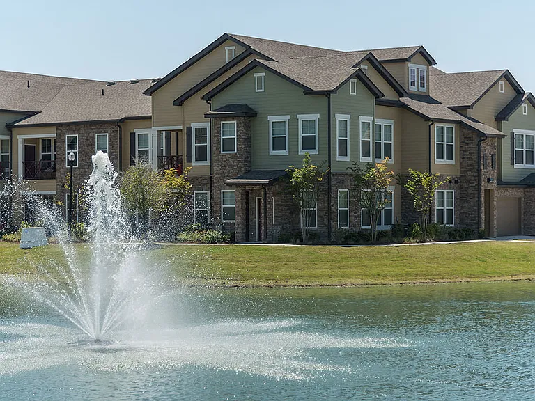 Lake View with Fountain