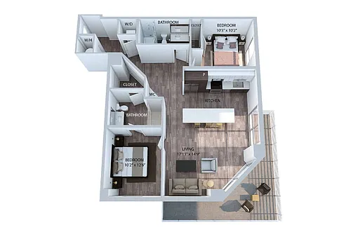 Floor plan B6