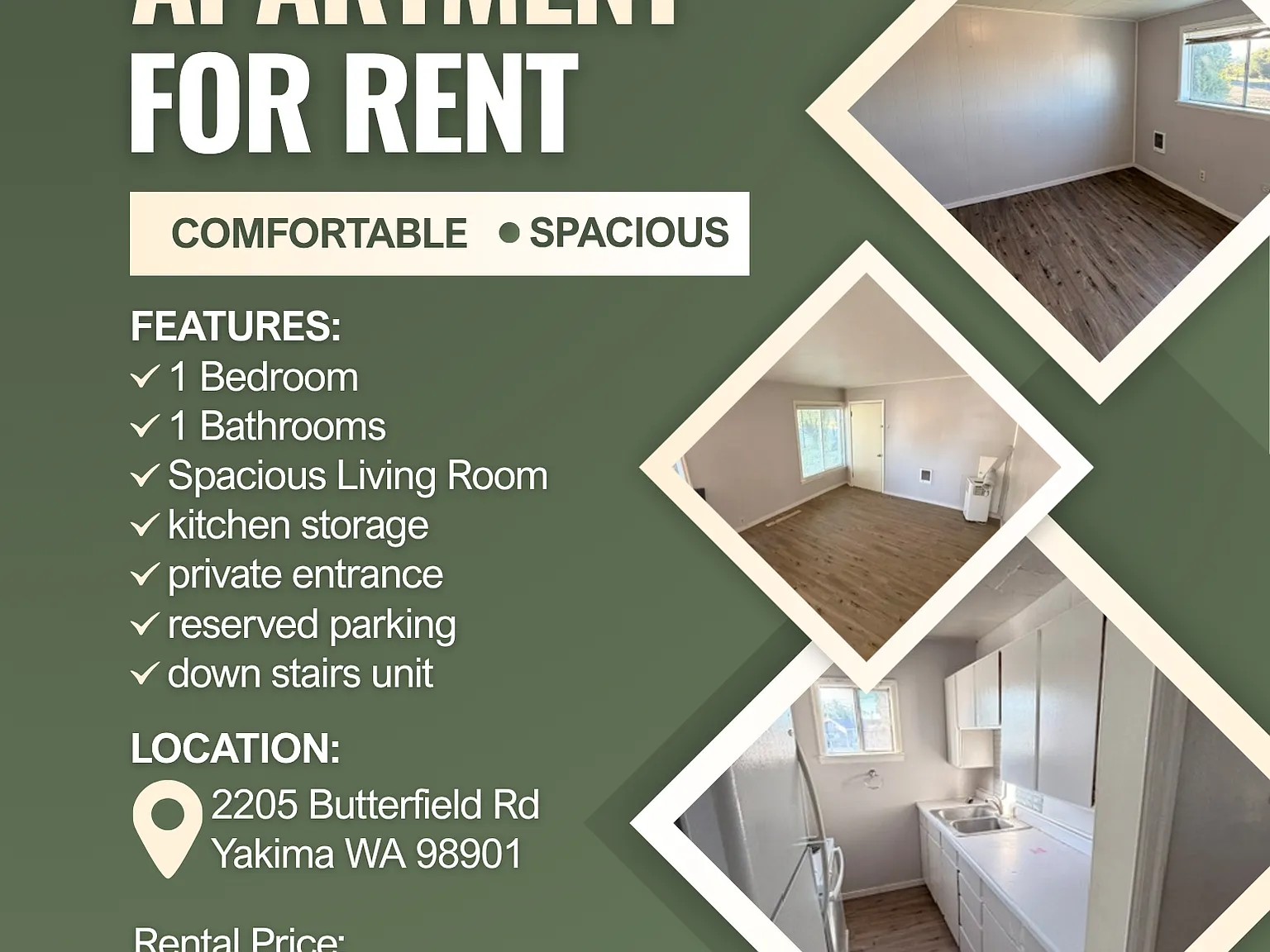 1 bed, $1,000 — Photo 1