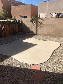 Gated backyard