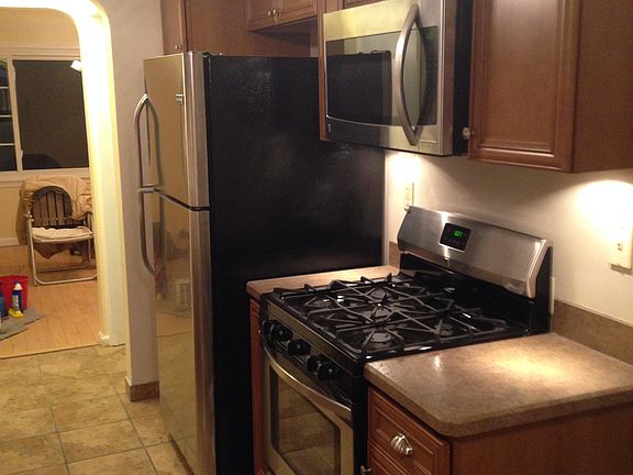 Kitchen, stove, microwave