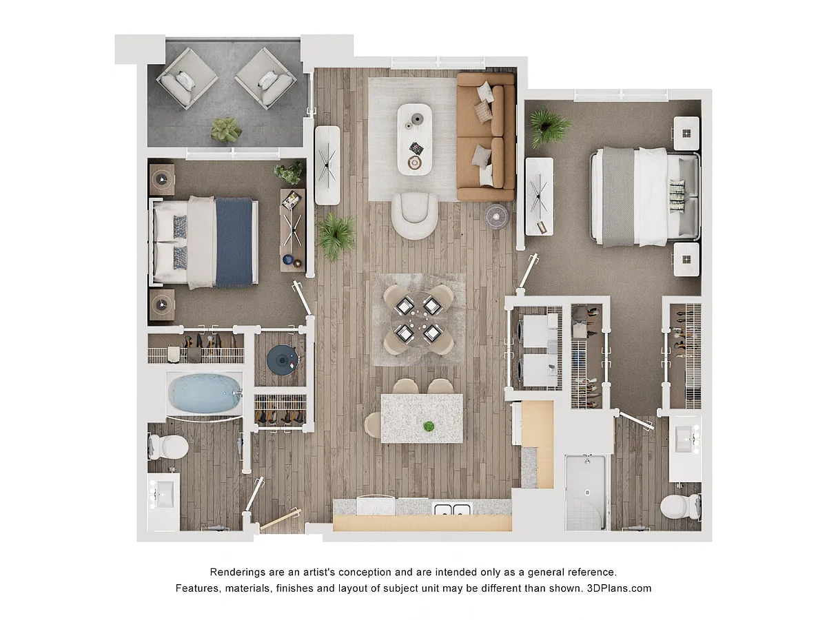 Floor plan 2B