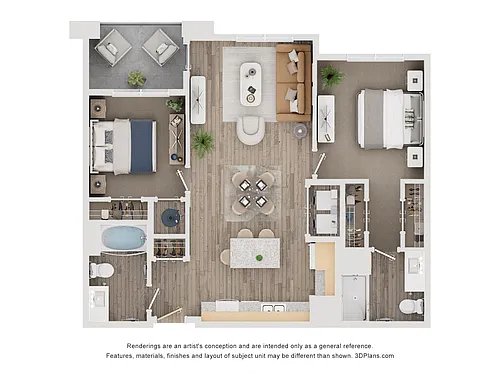 Floor plan 2B