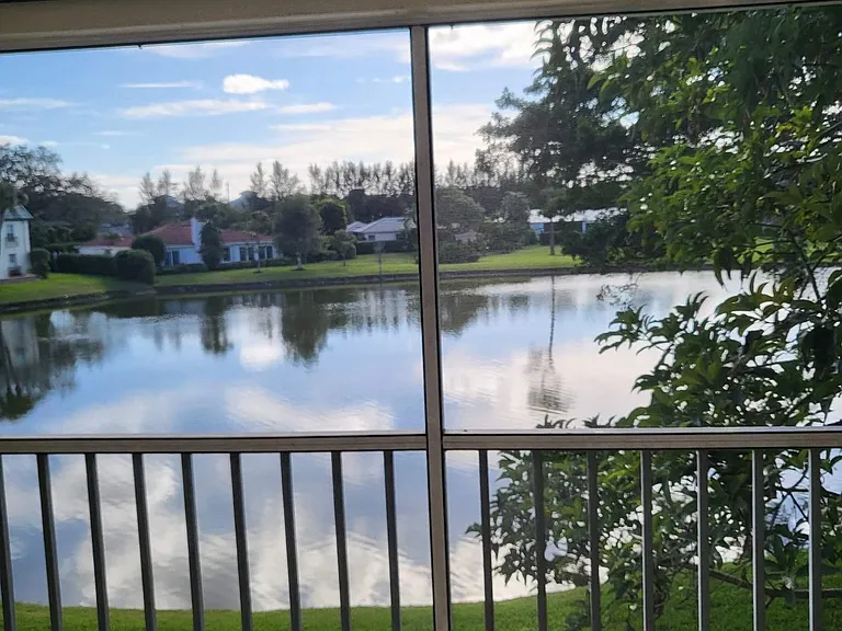 Lanai with the lake view