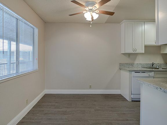 Breakfast nook off kitchen.