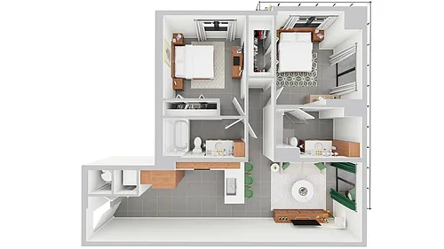 Floor plan B3
