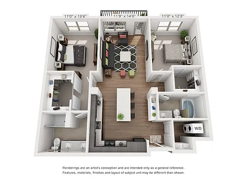 Floor plan B3