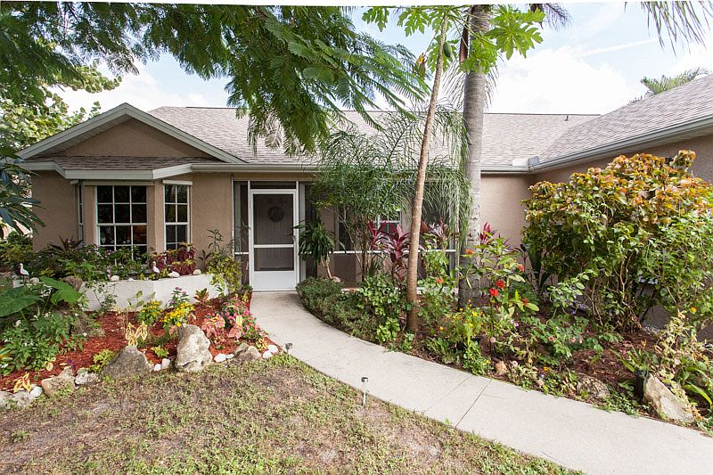 Landscaped Entrance