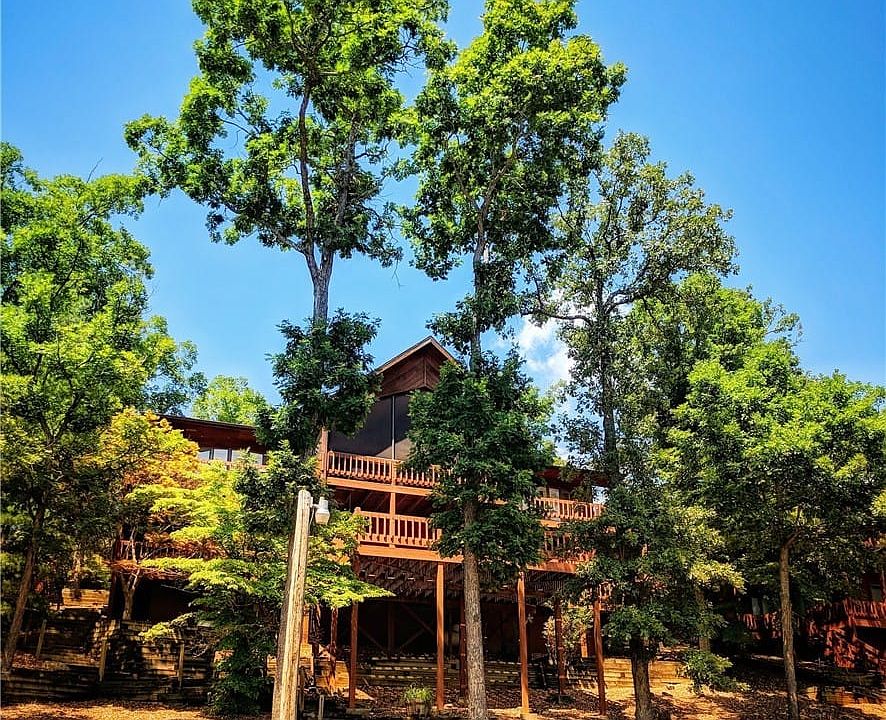 Lakeside View of Home