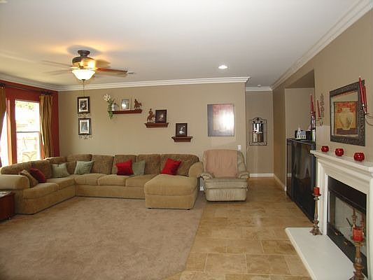 Spacious Family room.