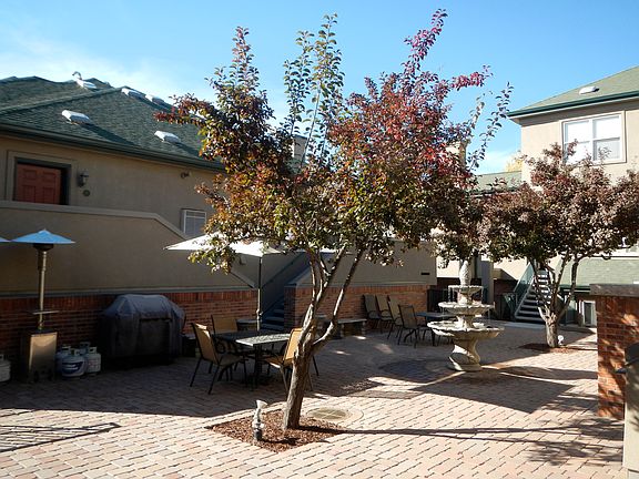 Gated private courtyard