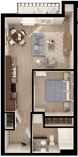 Floor plan B1a