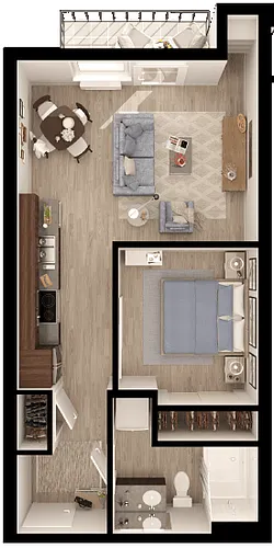 Floor plan B1a