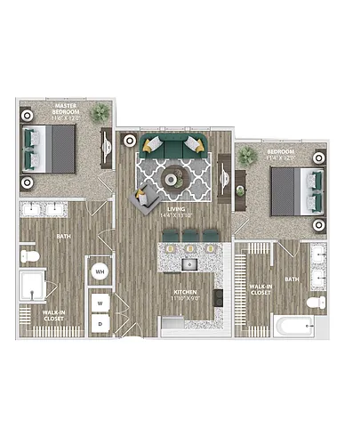 Floor plan The Sapphire