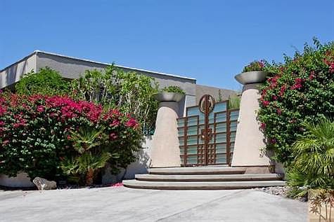 Gated entry to house, private and secure