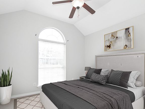 Virtually Staged Guest Bed