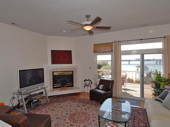Family room with gas FP