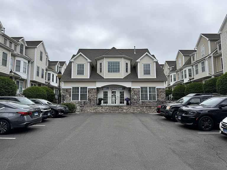 Private community clubhouse centrally located in center of complex.