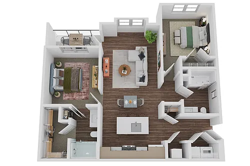 Floor plan The Captain Premier (B1b)