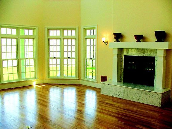 2 Story Great Room with Grand Fireplace