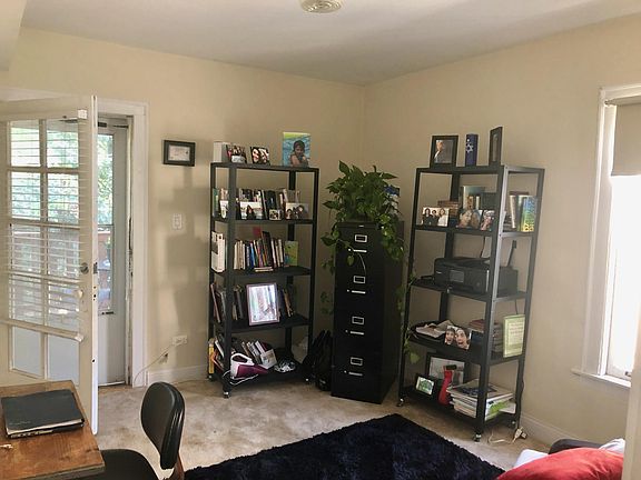 BR2 with entrance to deck (each bedroom has room for king-sized bed and furniture with large closets