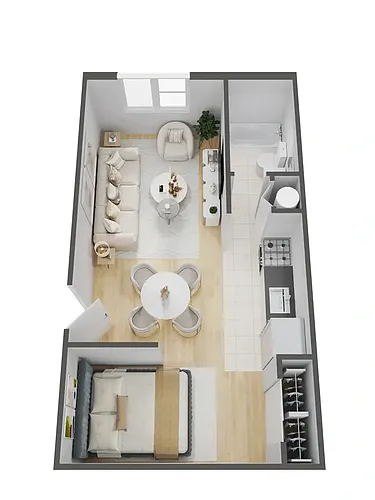 Floor plan Studio