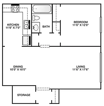 Floor plan The Barkley
