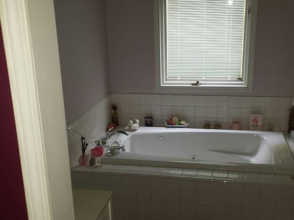 Jacuzzi tub in master.