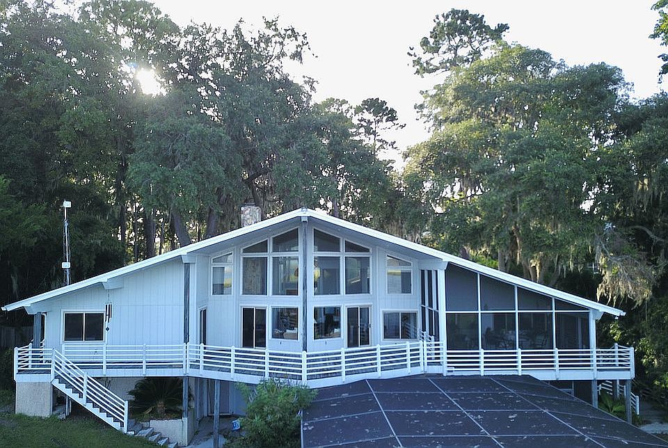 Waterfront Side of Home