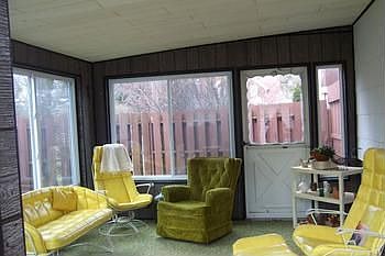 Enclosed sunroom