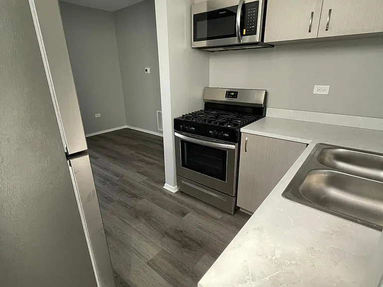 smaller unit kitchen