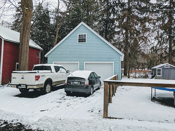 2 car garage w/ storage
