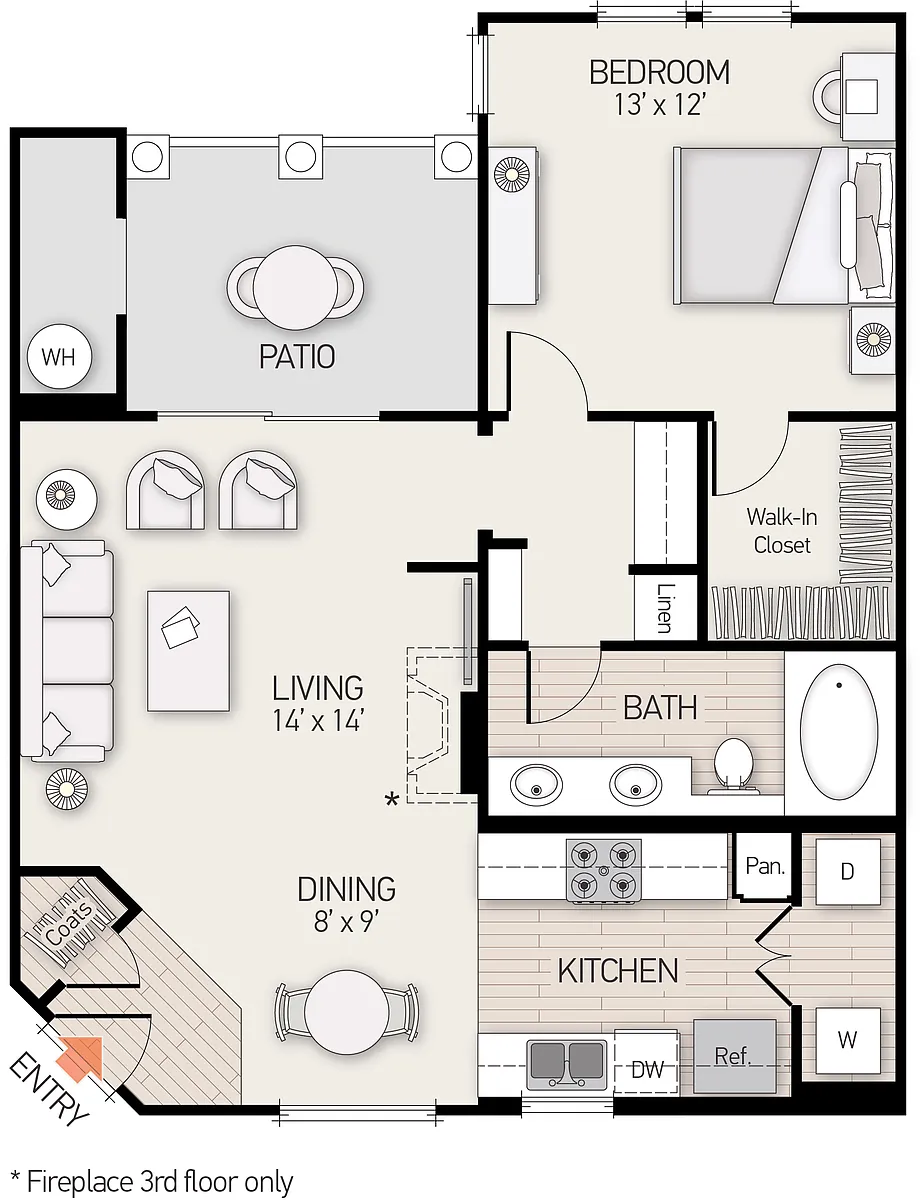 Floor plan Plan D