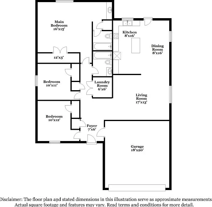 3 bed, 2.0 bath, 1515 sqft, $2,205 — Photo 2