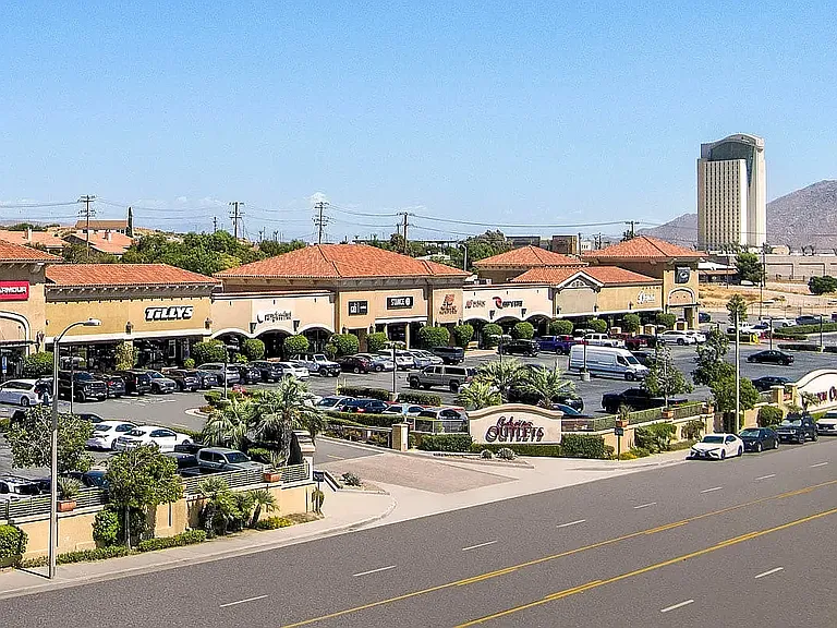 Close to the Cabazon Outlet Mall