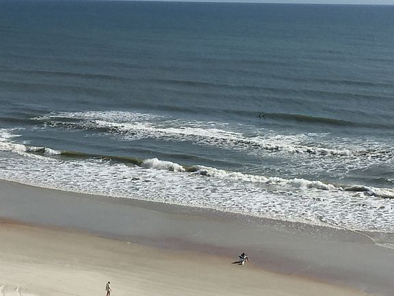 East view of ocean from balcony