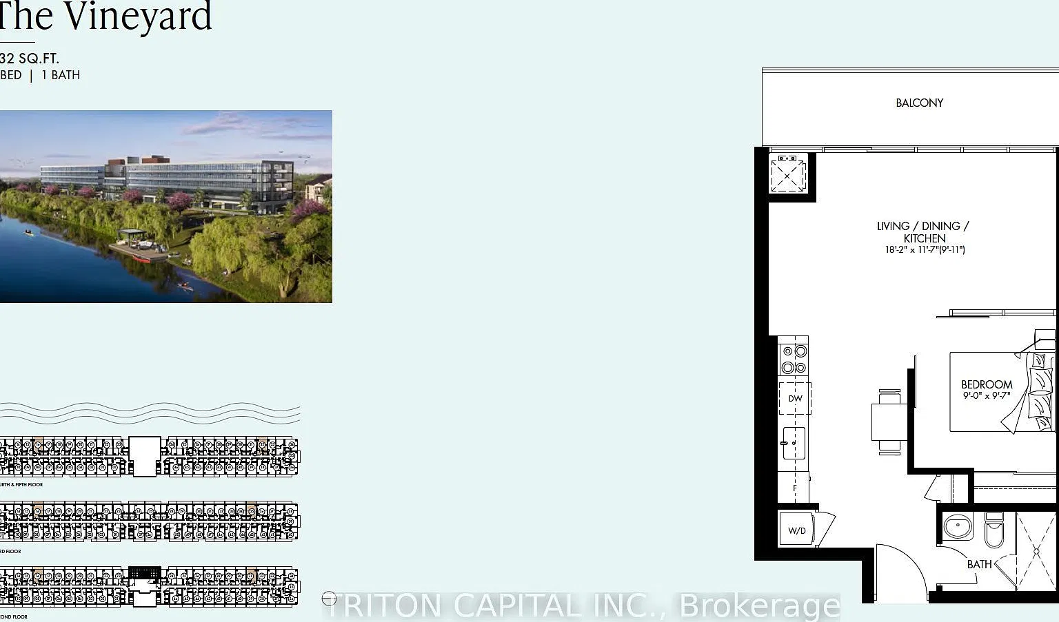 1 bed, $1,745 — Photo 2