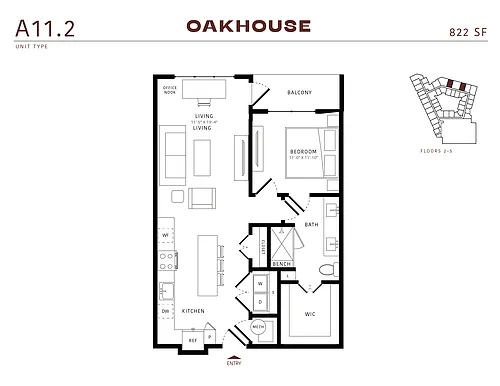 Floor plan A112