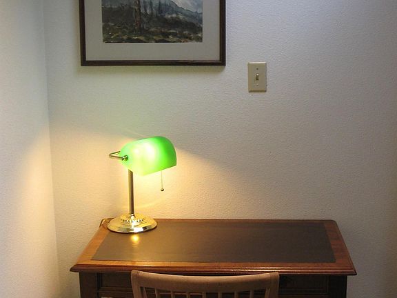 Leather top writing desk. Wifi is included.