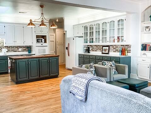 Open Kitchen View from Keeping Area