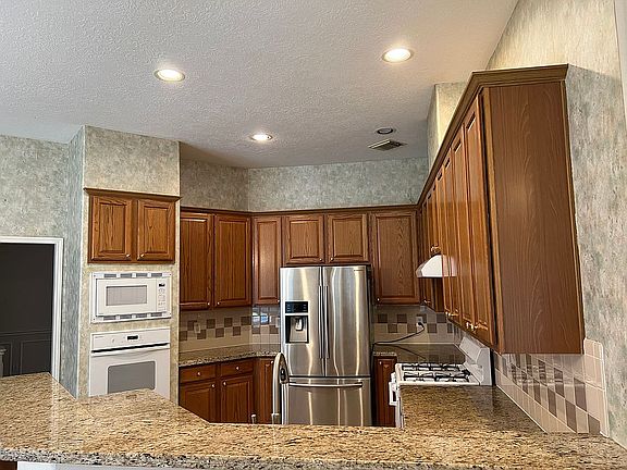 Kitchen with granite top