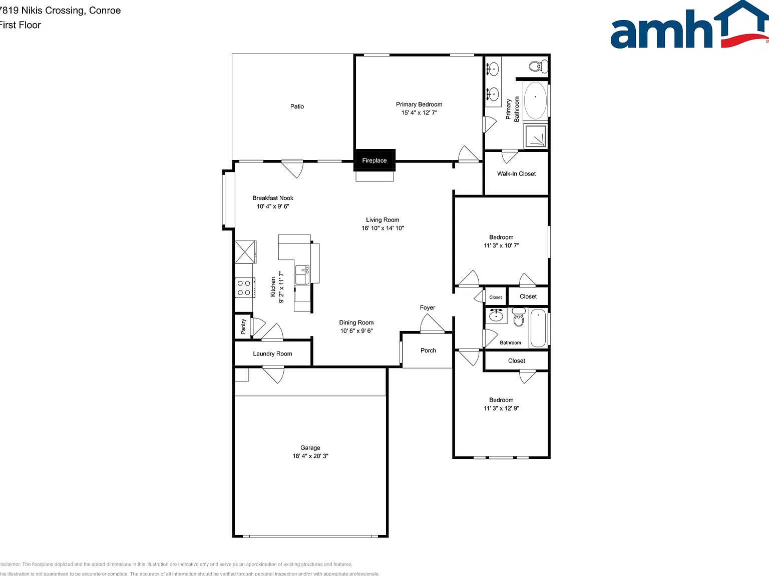 3 bed, 2.0 bath, 1396 sqft, $1,680 — Photo 2