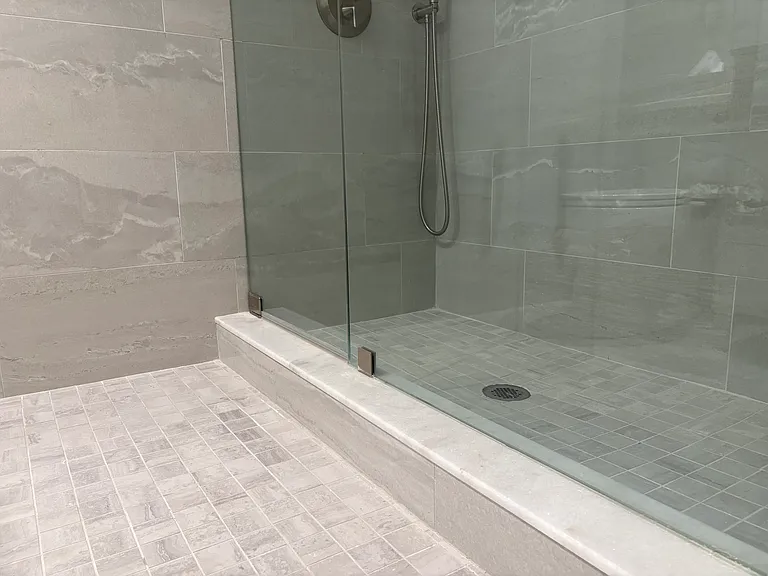 Small Step Queen Bedroom walk in shower